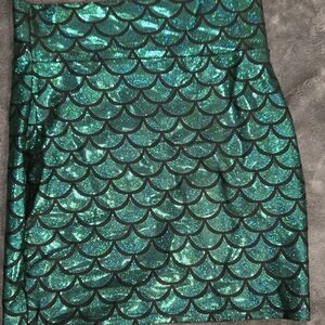 Mermaid Green Shimmer Skirt